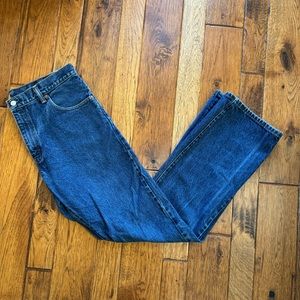 Levi’s | men’s | dark wash straight leg jeans | 34x34